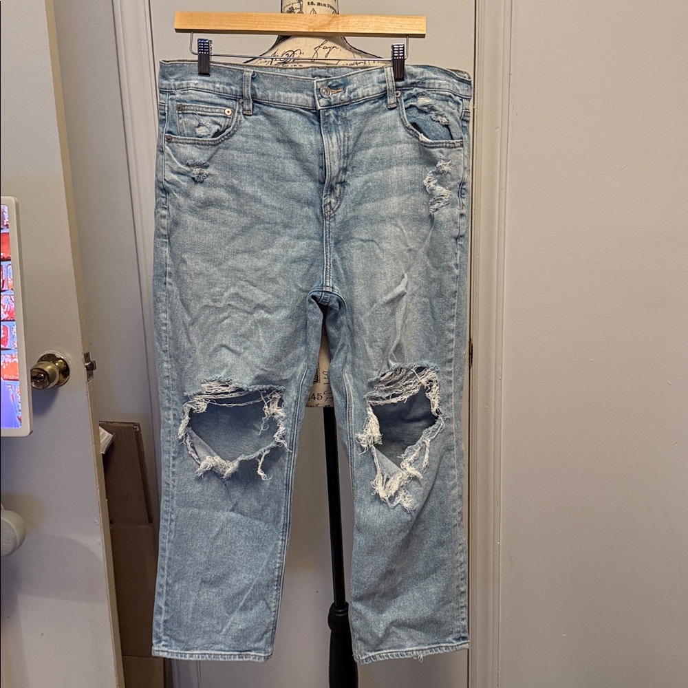 American Eagle Outfitters Light Blue Stretch Jeans